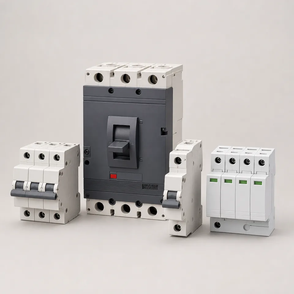 Industrial circuit breakers and surge-protection equipment